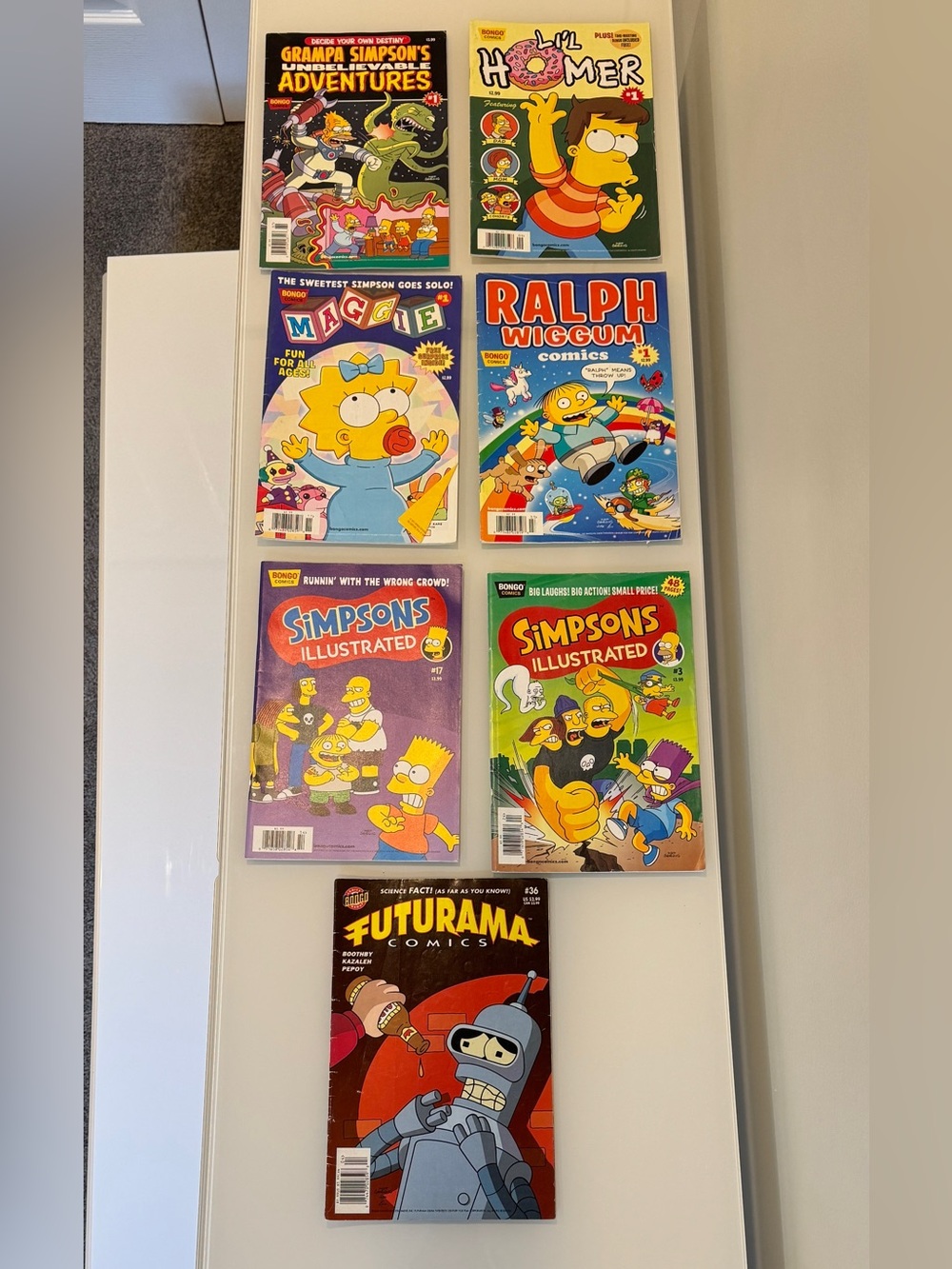Collection of comic books